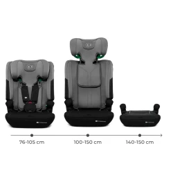 Gyerekülés I-Comfy i-Size (76 do 150 cm) Dark Grey
