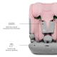 Gyerekülés I-Comfy i-Size (76 do 150 cm) Pink Gyerekülés I-Comfy i-Size (76 do 150 cm) Pink Kinderkraft KCICOM00PNK0000