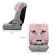 Gyerekülés I-Comfy i-Size (76 do 150 cm) Pink Gyerekülés I-Comfy i-Size (76 do 150 cm) Pink Kinderkraft KCICOM00PNK0000