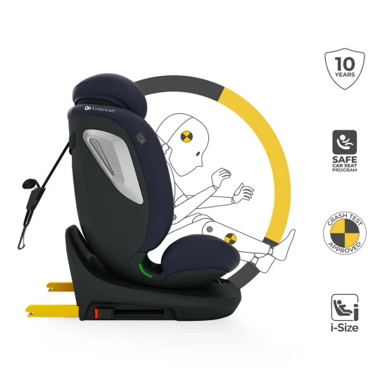 Gyerekülés i-Grow 2 Plus (40-150 cm) Navy Kinderkraft KCIGRO02NAVPL00