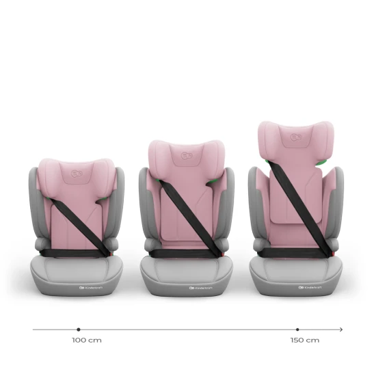 Gyerekülés i-Spark 2 Plus i-Size (100-150 cm) Pink Kinderkraft KCISPA02PNKPL00