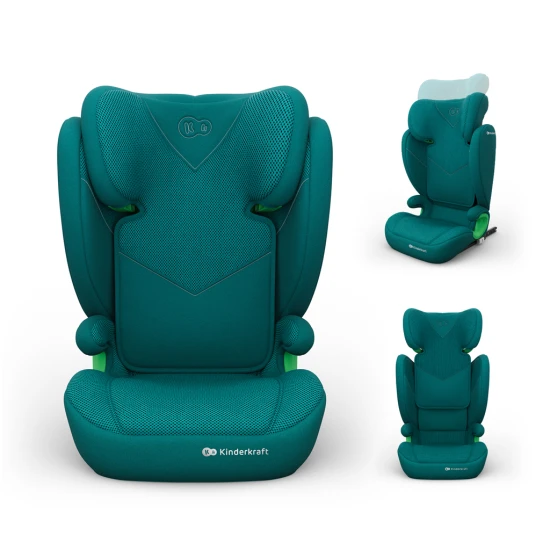 Gyerekülés Junior Fix 2 Plus (100-150 cm) Green Kinderkraft KCJUFI20GREPL0N