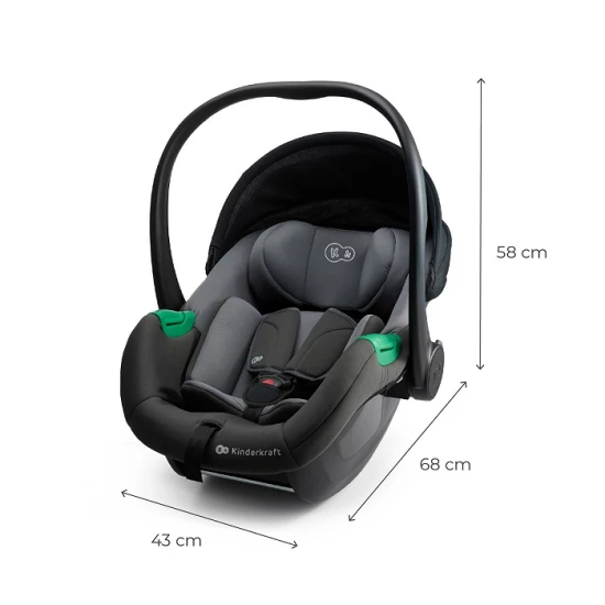 Gyerekülés Mink Pro 2 (0-13 kg) Grey Kinderkraft KCMINPR2GRY0000