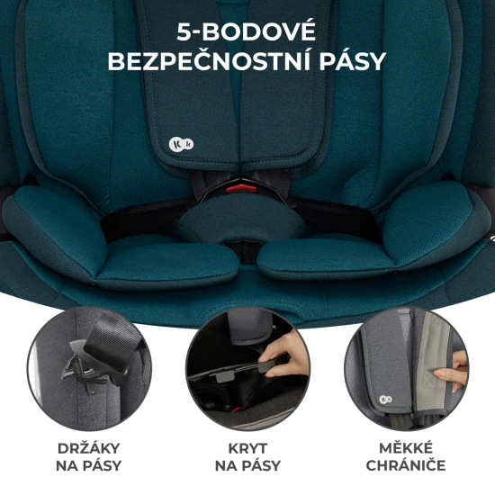 Gyerekülés Oneto3 i-Size 76-150cm + Isofix Cool grey Kinderkraft KCONE300GRY0000