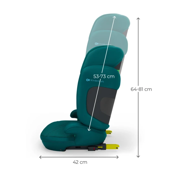 Gyerekülés Xpand 2 Pro (100 do 150 cm) Green Kinderkraft KCXPPR02GRE0000