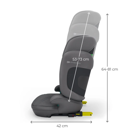 Gyerekülés Xpand 2 Pro (100 do 150 cm) Grey Kinderkraft KCXPPR02GRY0000