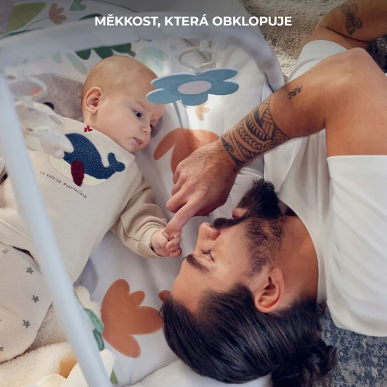 Játszószőnyeg játékhíddal Cozyplay Light Grey Játszószőnyeg játékhíddal Cozyplay Light Grey Kinderkraft KPCOZY00LGR0000