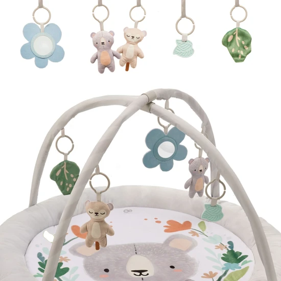 Játszószőnyeg játékhíddal Cozyplay Light Grey Játszószőnyeg játékhíddal Cozyplay Light Grey Kinderkraft KPCOZY00LGR0000