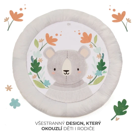 Játszószőnyeg játékhíddal Cozyplay Light Grey Játszószőnyeg játékhíddal Cozyplay Light Grey Kinderkraft KPCOZY00LGR0000