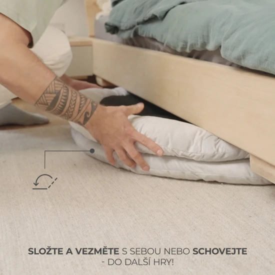Játszószőnyeg játékhíddal Cozyplay Light Grey Játszószőnyeg játékhíddal Cozyplay Light Grey Kinderkraft KPCOZY00LGR0000