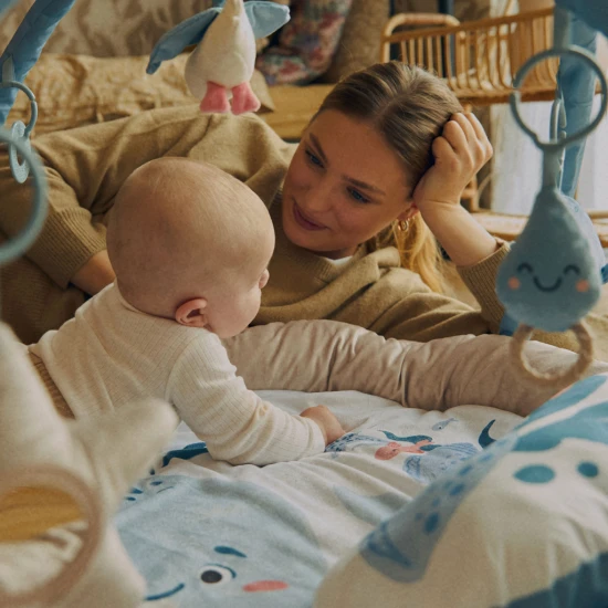 Játszószőnyeg játékhíddal Cozyplay Nordic Breeze Kinderkraft KPCOZY00NOR0000