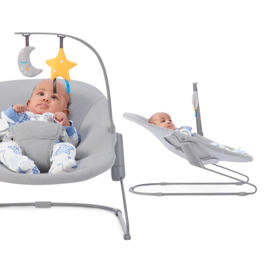 Ringó pihenőágy CALMEE 0m+, 9 kg-ig Kinderkraft KBCALM00GRY0000