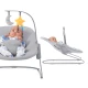 Ringó pihenőágy CALMEE 0m+, 9 kg-ig Kinderkraft KBCALM00GRY0000
