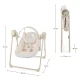 Pihenőszék Swingee Beige Pihenőszék Swingee Beige Kinderkraft KBSWIN00BEG0000