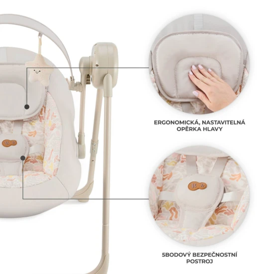 Pihenőszék Swingee Beige Pihenőszék Swingee Beige Kinderkraft KBSWIN00BEG0000