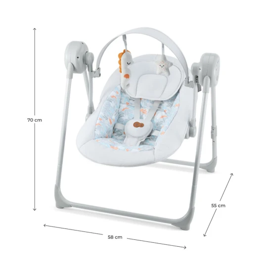 Pihenőszék Swingee Grey Pihenőszék Swingee Grey Kinderkraft KBSWIN00GRY0000