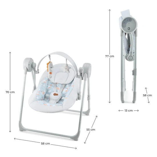 Pihenőszék Swingee Grey Pihenőszék Swingee Grey Kinderkraft KBSWIN00GRY0000