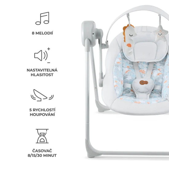 Pihenőszék Swingee Grey Pihenőszék Swingee Grey Kinderkraft KBSWIN00GRY0000