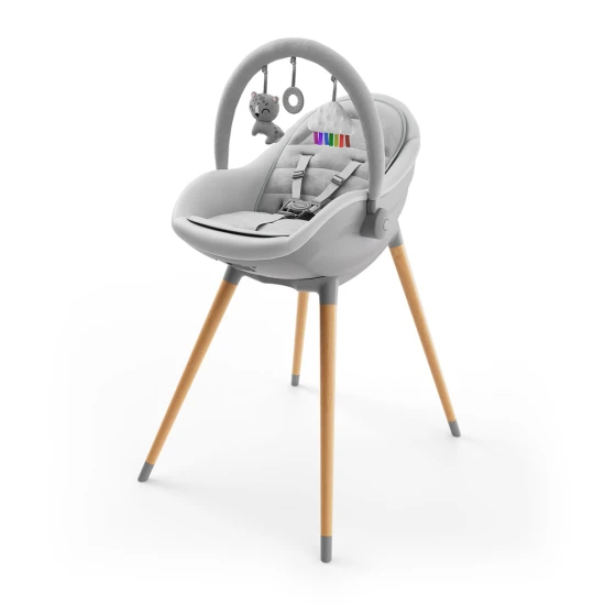 Etetőszék és pihenőszék Fini Up 2in1 Grey Kinderkraft KHFINIUPGRY0000