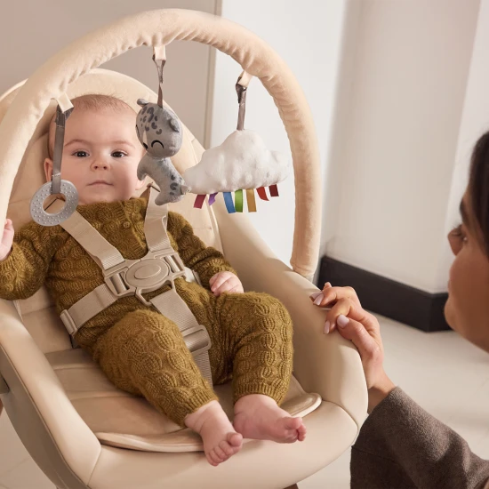 Etetőszék és pihenőszék Fini Up 2in1 Grey Kinderkraft KHFINIUPGRY0000