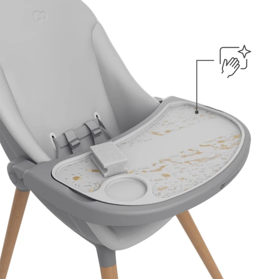 Etetőszék és pihenőszék Fini Up 2in1 Grey Kinderkraft KHFINIUPGRY0000