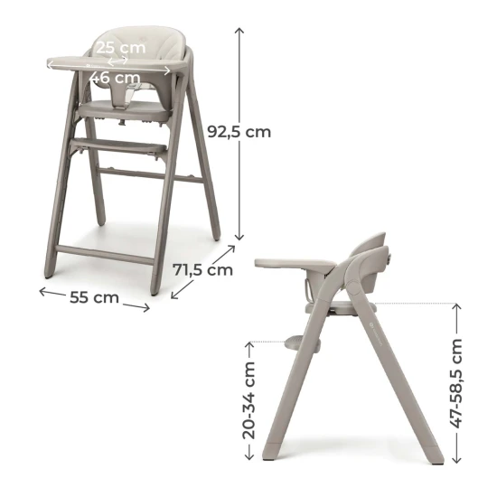 Etetőszék Tino Beige Etetőszék Tino Beige Kinderkraft KHTINO00BEG0000