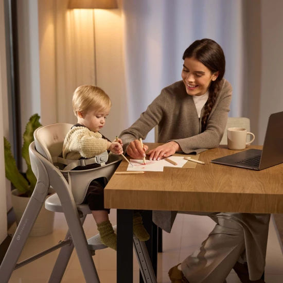 Etetőszék Tino Grey Etetőszék Tino Grey Kinderkraft KHTINO00GRY0000