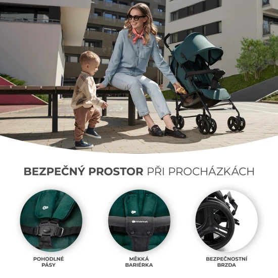 Golf babakocsi Tik Green forest Kinderkraft KSTIK000GRE0000