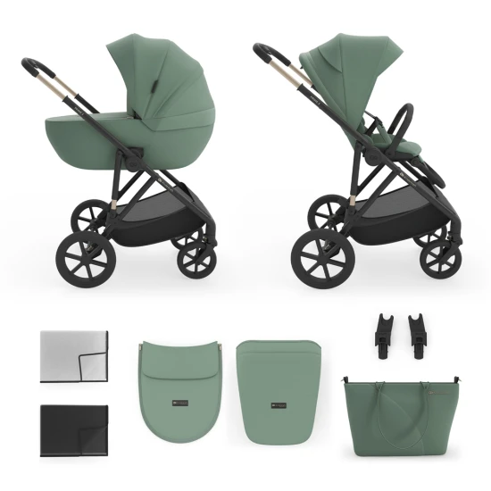 Kombinált babakocsi 2in1 Prime 3 Dark Green Kombinált babakocsi 2in1 Prime 3 Dark Green Kinderkraft KSPRIM03GRE2000