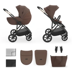 Kombinált babakocsi 2in1 Prime 3 Velvet Mocca