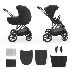 Kombinált babakocsi 2in1 Prime 3 Venezian Black