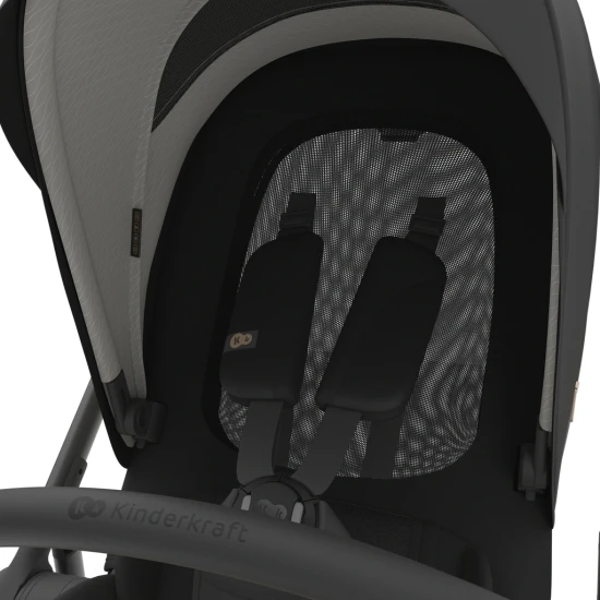 Kombinált babakocsi 2in1 Prime 3 Venezian Black Kinderkraft KSPRIM03BLK2000