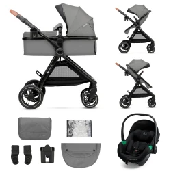 Kombinált babakocsi 3in1 Esme Pro Moonlight Grey