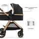 Kombinált babakocsi 3in1 Esme Pro Pure Black Kombinált babakocsi 3in1 Esme Pro Pure Black Kinderkraft KSESME00BLK300N