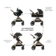 Kombinált babakocsi 3in1 Esme Pro Pure Black Kombinált babakocsi 3in1 Esme Pro Pure Black Kinderkraft KSESME00BLK300N