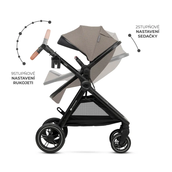 Kombinált babakocsi 3in1 Esme Pro Sand Beige Kombinált babakocsi 3in1 Esme Pro Sand Beige Kinderkraft KSESME00BEG300N