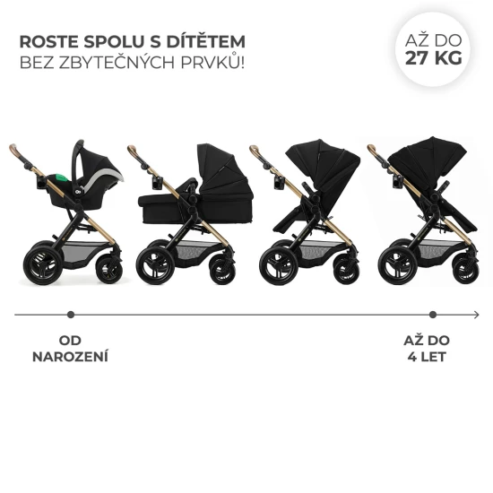Kombinált babakocsi 3in1 Moov 2 XL Air Black Kombinált babakocsi 3in1 Moov 2 XL Air Black Kinderkraft KSMOOVXLBLK0000