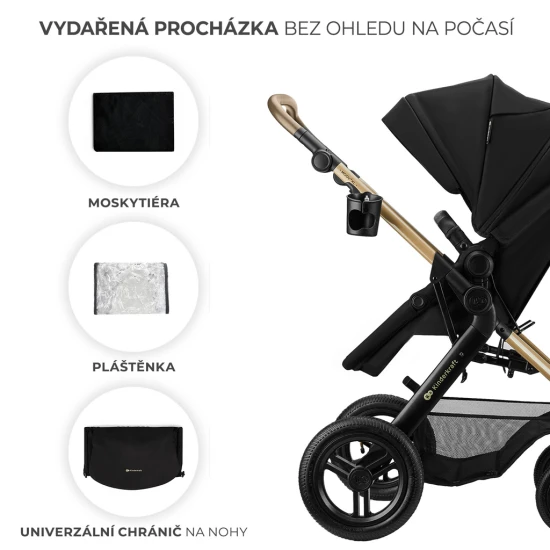 Kombinált babakocsi 3in1 Moov 2 XL Air Black Kombinált babakocsi 3in1 Moov 2 XL Air Black Kinderkraft KSMOOVXLBLK0000