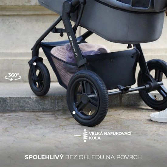 Kombinált babakocsi 3in1 Moov 2 XL Air Black Kombinált babakocsi 3in1 Moov 2 XL Air Black Kinderkraft KSMOOVXLBLK0000