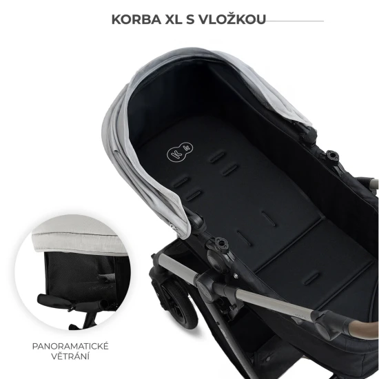 Kombinált babakocsi 3in1 Moov 2 XL Air Grey Kombinált babakocsi 3in1 Moov 2 XL Air Grey Kinderkraft KSMOOVXLGRY0000