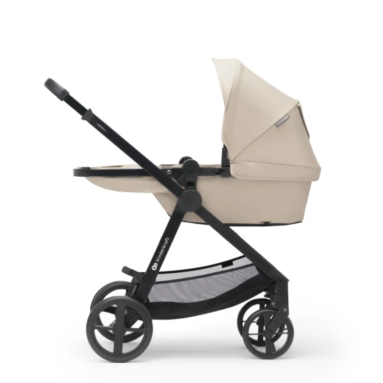 Kombinált babakocsi 3in1 Newly Sand beige + Mink PRO Kinderkraft KSNEWL00BEG300I