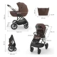 Kombinált babakocsi 3in1 Prime 3 Velvet Mocca Kombinált babakocsi 3in1 Prime 3 Velvet Mocca Kinderkraft KSPRIM03BRW3000