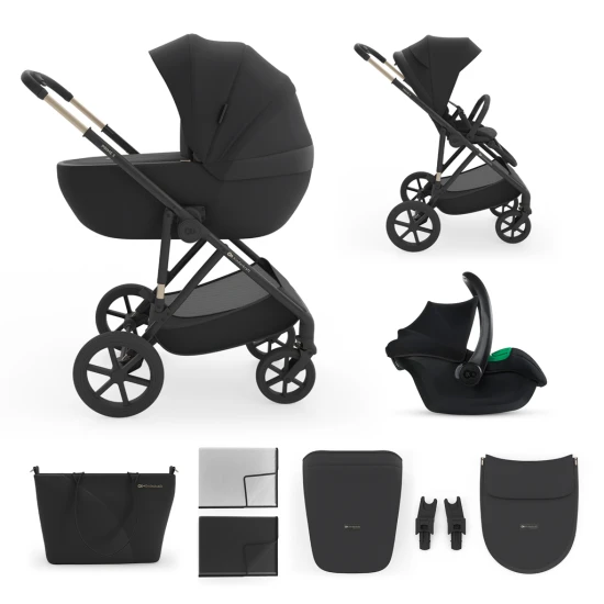 Kombinált babakocsi 3in1 Prime 3 Venezian Black Kombinált babakocsi 3in1 Prime 3 Venezian Black Kinderkraft KSPRIM03BLK3000