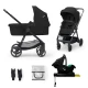 Kombinált babakocsi 4in1 Newly Classic Black + Mink PRO Kombinált babakocsi 4in1 Newly Classic Black + Mink PRO Kinderkraft KSNEWL00BLK400I