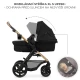 Kombinált babakocsi Moov 2 3in1 Pure Black penové kolesá Kinderkraft KSMOOV02BLKEV00