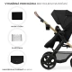 Kombinált babakocsi Moov 2 3in1 Pure Black penové kolesá Kinderkraft KSMOOV02BLKEV00