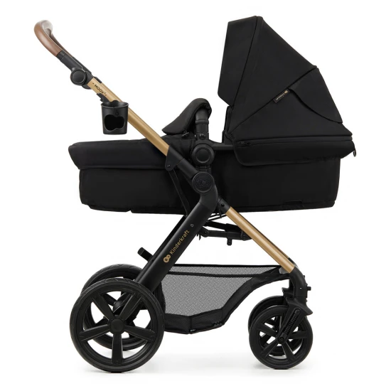 Kombinált babakocsi Moov 2 3in1 Pure Black penové kolesá Kinderkraft KSMOOV02BLKEV00