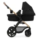 Kombinált babakocsi Moov 2 3in1 Pure Black penové kolesá Kinderkraft KSMOOV02BLKEV00