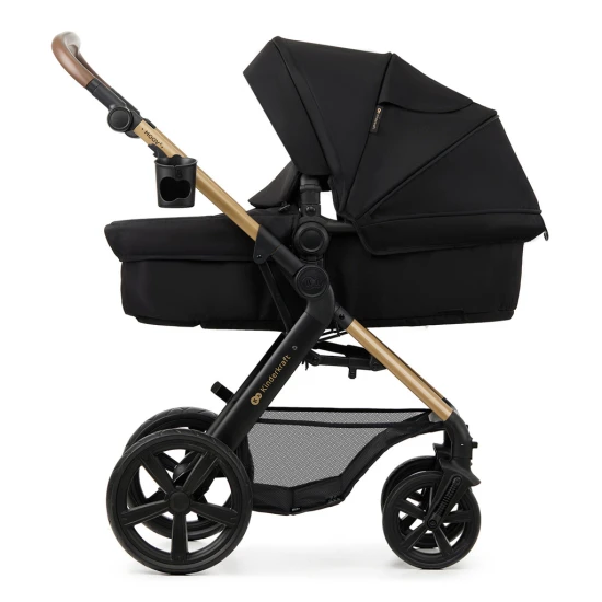 Kombinált babakocsi Moov 2 3in1 Pure Black penové kolesá Kinderkraft KSMOOV02BLKEV00