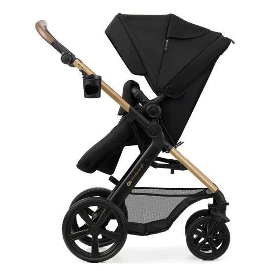 Kombinált babakocsi Moov 2 3in1 Pure Black penové kolesá Kinderkraft KSMOOV02BLKEV00